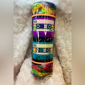 30oz stainless steel tumbler. Hogg brand. Handmade.